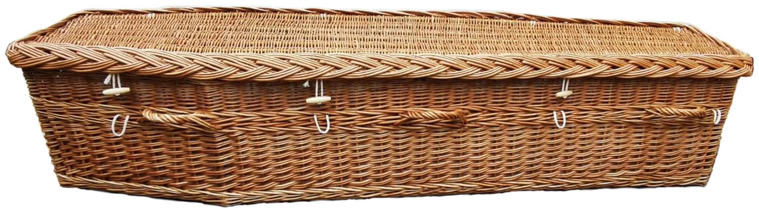 Hazel willow coffin