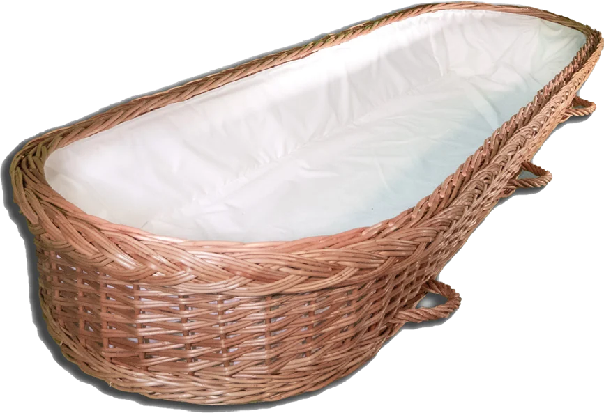 Open Coffin willow coffin