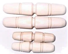 Small and large white toggles